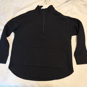 Gapfit Quilted Jacquard Half Zip Pullover